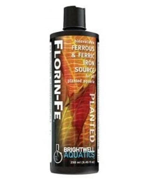 Brightwell Aquatics Florin-Fe Ferrous & Ferric Iron for Planted Fresh Water Aquaria, 500 ml. / 17 oz.