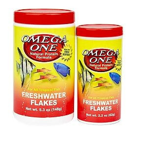Omega One Freshwater Flakes, 5.3 oz.