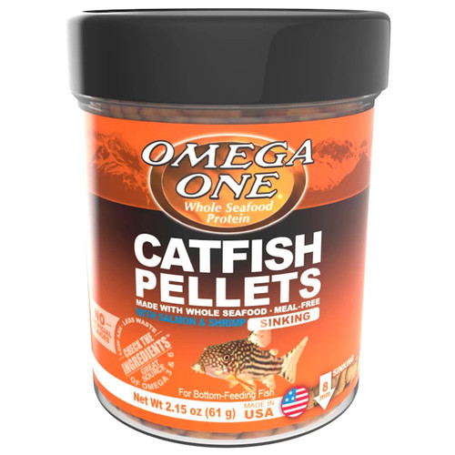 Omega One Catfish Pellets, 2.15 oz.