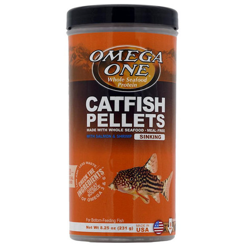 Omega One Catfish Pellets, 8.25 oz.