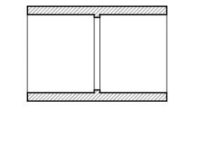 0.75" PVC Coupling, Slip x Slip