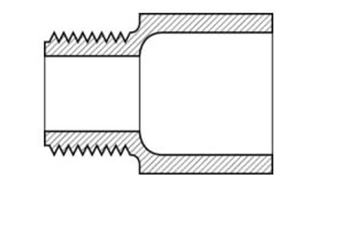 0.75" PVC Male Adapter MPT x SLIP