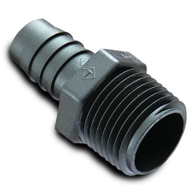 Reducing Male Adapter  0.75" MPT x 0.5" Insert