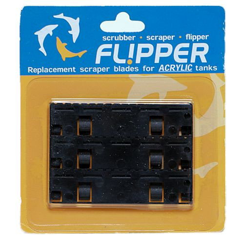 Flipper Replacement Acrylic Blades - 3 Pack, Acrylic Tanks only