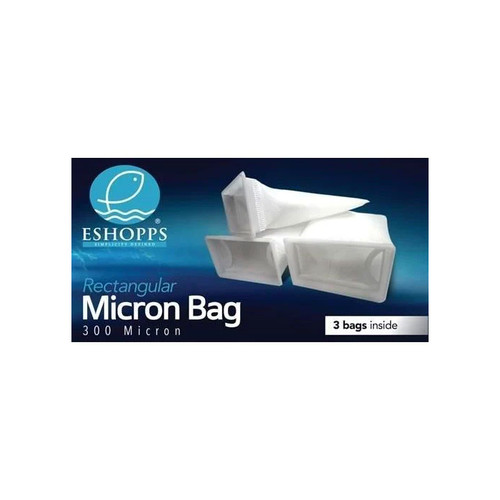 Eshopps Rectangular Bags, 3 pack