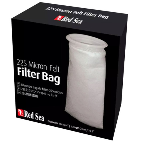 Red Sea 225 micron Felt filter bag - 4" x 10.5"