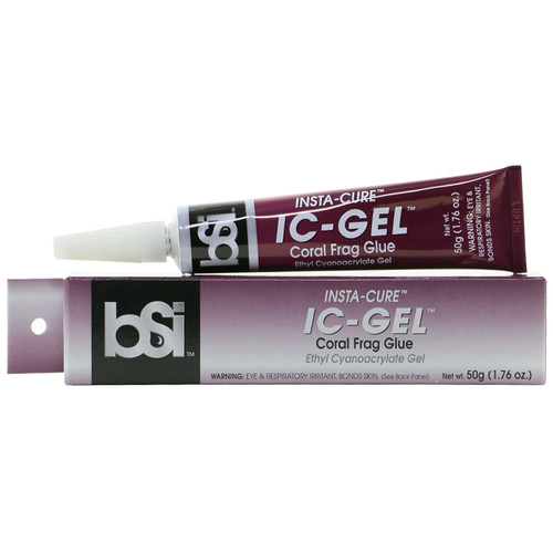 IC-GEL Insta-Cure Coral Glue, Cyanoacrelate Gel 50gr.