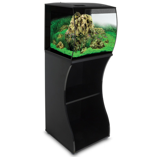 Fluval FLEX 57L 15 Gallon Aquarium Full Kit w/ Black Stand