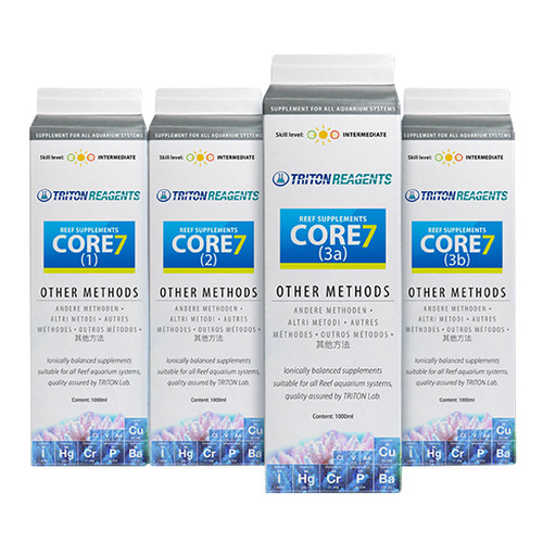  Triton Core7 Reef Supplements -Other Methods - 4 x 1000ml Set - New Formula