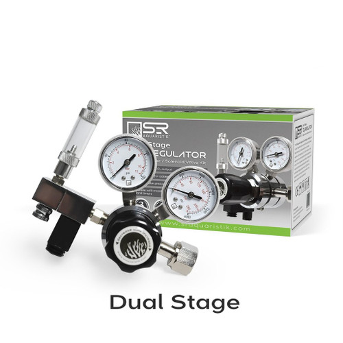 SR Aquaristik Aquarium Dual Stage CO2 Regulator Kit