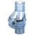 PVC Clear Flapper Check Valve - 1/2" -  FPT x FPT