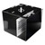 Bashsea SS-Cube Signature Series Sump, 20 x 20 x 16 in. - White/Black
