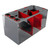 Bashsea SMS-3015 Smart Series Sump, 30 X 15 X 16 in. - Red/Gray