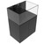 Fiji Cube 57 Gallon INT Middle Rimless Tank Package - Black