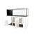 IM INT 200 Peninsula Aquarium w/ APS Stand - White (Made to Order)