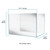 Fluval Visi-White 45P Aquarium Set, 10.7 US Gal / 40.5 L
