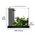Fluval 2.6 Gallon Spec III Aquarium Kit, White