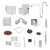 Fluval Kuhl Aquarium Kit, White