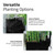 Fluval Kuhl Aquarium Kit, Black
