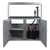 Fluval Siena Aquarium Set, 88 US Gal - Gray