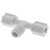 JACO Male Branch Tee 1/4" Tube O.D. Female x 1/4" MPT x 1/4" Tube O.D. Female