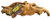 African Mopani Wood Large 16" - 18"
