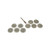 1" Diamond Coated Cutting Wheel Set, 10 Pcs.