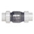 0.75" Swing Check Valves, True Union Clear PVC, Slip