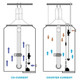 RK2 5AC Protein Skimmer With 1/8 HP Pump