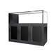 IM INT 200 Peninsula Aquarium w/ APS Stand - Black (Made to Order)