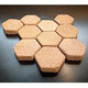 Brightwell Aquatics Xport-Ca R.E.E.F. One Hundred (100) HeXiDiscs - 1.00"x1.75"x0.50" Hexagonal Discs for Frag Mounting