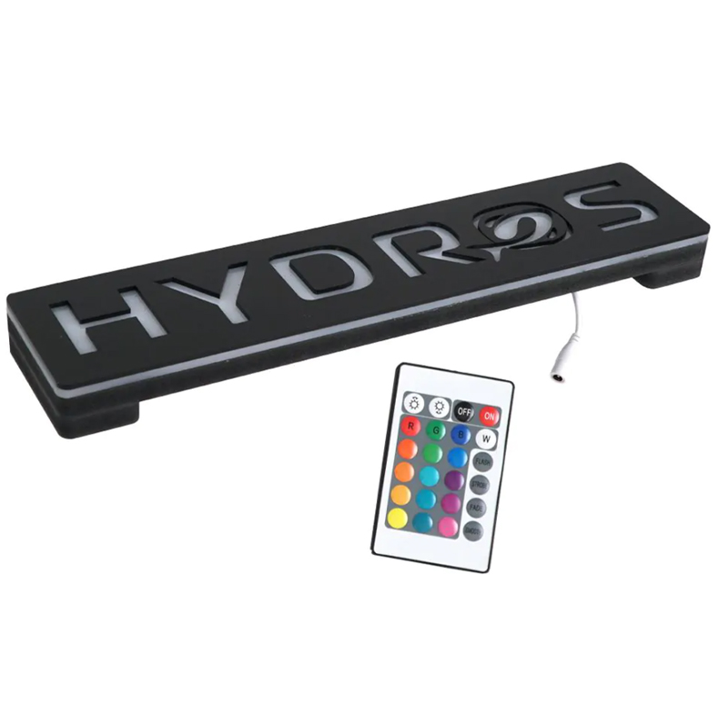 HYDROS Controller Board LED Sign - Black - AquaCave.com | AquaCave