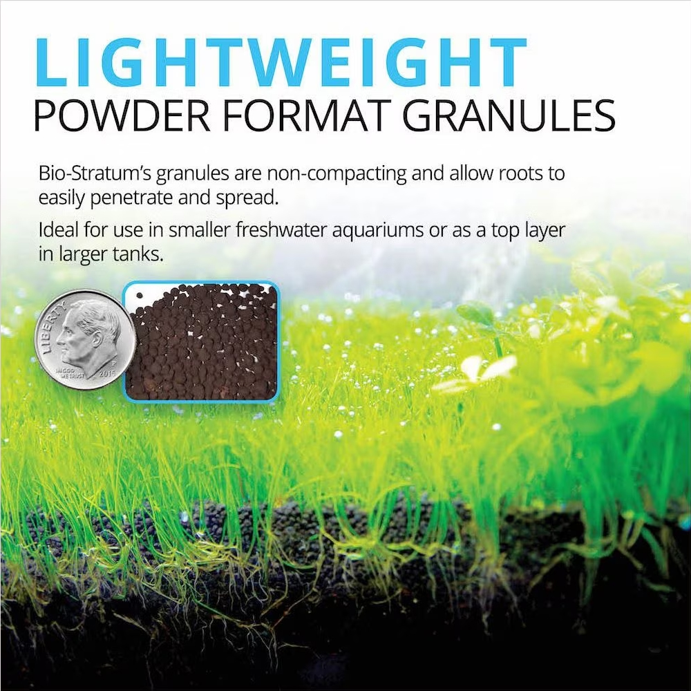 Fluval 12697 Natural Mineral-Rich Volcanic Soil Bio Stratum For Plante Tanks 8 8 Lbs