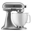 Kitchenaid® Artisan® Series Tilt-Head Stand Mixer with 5 Quart  White Colorfast Finish Stainless Steel Bowl KSM150WPCU
