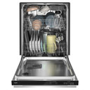 Whirlpool® Eco Series Quiet Dishwasher with a washing 3rd Rack &amp; Water Repellent Silverware Basket WDPS7024RV