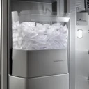 Kitchenaid® 25.1 Cu. Ft. 42" Built-In Side-by-Side Refrigerator features Exterior Water and Ice Dispenser with Measured Fill KBSD742SPS