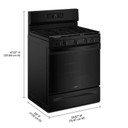 Whirlpool® 30-inch Gas Range with Air Cooking Technology and Steam Clean WFGS4530SB