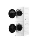 Whirlpool® 24-in Compact ENERGY STAR® Certified Ventless Heat Pump Laundry Tower with 3.2-cu. ft. I.E.C. Washer and Electric 4.3-cu ft Dryer YWFH5424SW