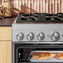 KitchenAid® 36-Inch 6 Burner Commercial-Style Dual Fuel Range with No Preheat Air Fry Mode KFDS936SSS