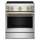 Kitchenaid® 30-Inch 4-Element Induction Freestanding Commercial-Style Range with Air Fry KFIS930SSS