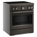 Kitchenaid® 30-Inch 4-Element Induction Freestanding Commercial-Style Range with Air Fry KFIS930SBE