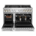 Jennair® 48" RISE™ Gas Professional-Style Range with Infrared Grill JGRP648HL