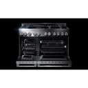 Jennair® 48" RISE™ Gas Professional-Style Range with Infrared Grill JGRP648HL