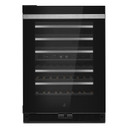 Jennair® NOIR™ 24" Built-In Undercounter Wine Cellar, Left Swing JUWFL242HM