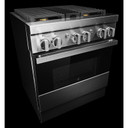 Jennair® 30" NOIR™ Dual-Fuel Professional-Style Range JDRP430HM