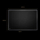 Jennair® 30" Lustre Smart Induction Cooktop with Temperature-Controlled Cooking JICT730SS