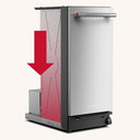 KitchenAid 15 in. Built-In Trash Compactor with Built-In Odor Management System KTTP515TPA