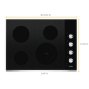 Whirlpool® 30-inch Electric Ceramic Glass Cooktop with Dual Radiant Element WCE55US0HS