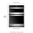 Whirlpool® 6.4 cu. ft. Smart Combination Wall Oven with Touchscreen WOC54EC0HS