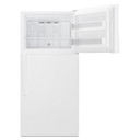 Whirlpool® 30-inch Wide Top-Freezer Refrigerator - EZ Connect Icemaker Kit Compatible- 19.2 cu. ft. WRT519SZDW